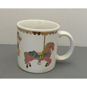 Dayton Hudson Carousel Mug Coffee/Tea Cup 1990 Vintage